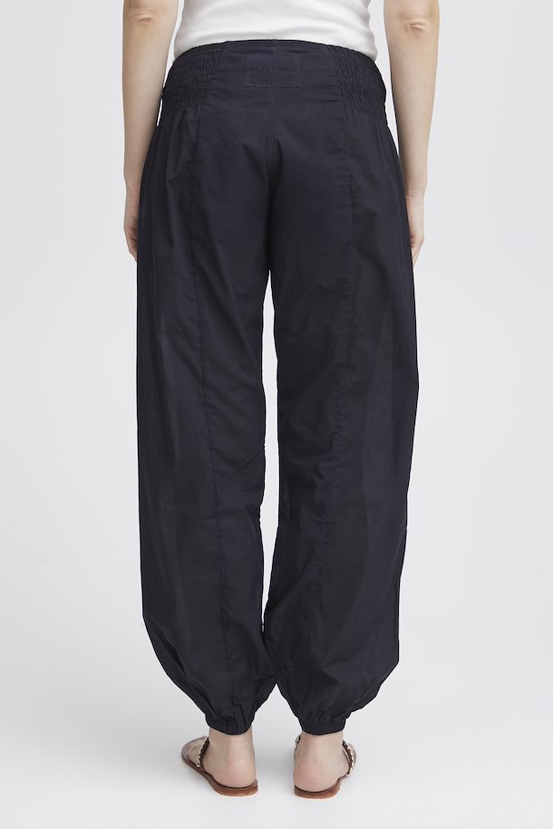 PULZ JILL - Trousers - dark sapphire/blue 