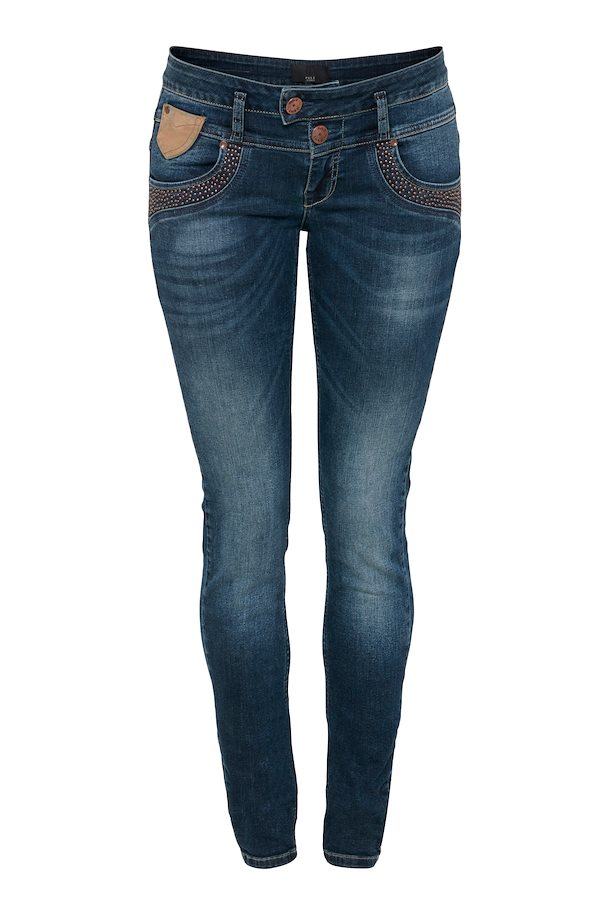 Kunde Kunstneriske moden Dark blue denim PZAnett Midtwaist Skinny Jeans – Køb Dark blue denim  PZAnett Midtwaist Skinny Jeans fra str. 26-34 her