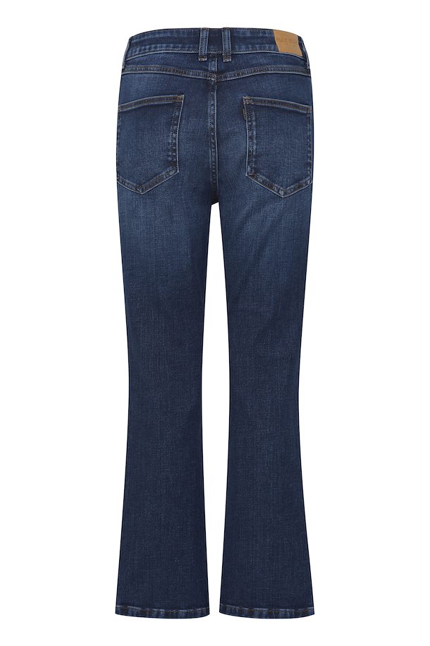 Dark Grey Melange PzCatty Flared Pants fra Pulz Jeans – Køb Dark