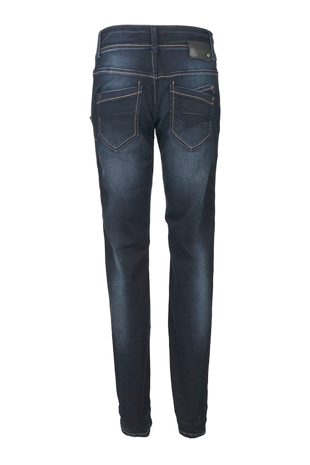 Dark blue PZHaya Curved Skinny Jeans fra Jeans – Køb blue Curved Skinny Jeans fra 25-34 her