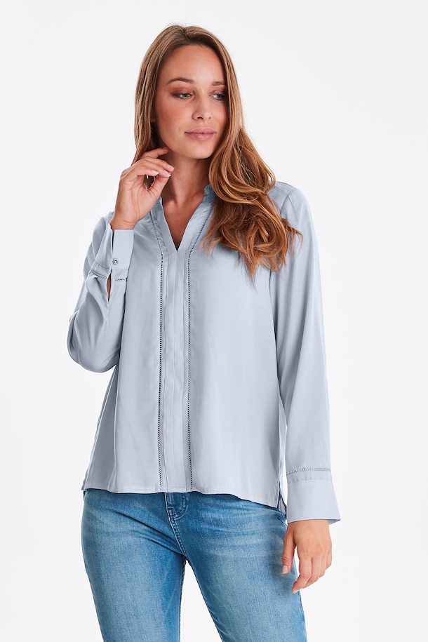 Kentucky PzHattie Blouse with long sleeve fra Jeans – Køb Kentucky Blue PzHattie Blouse with