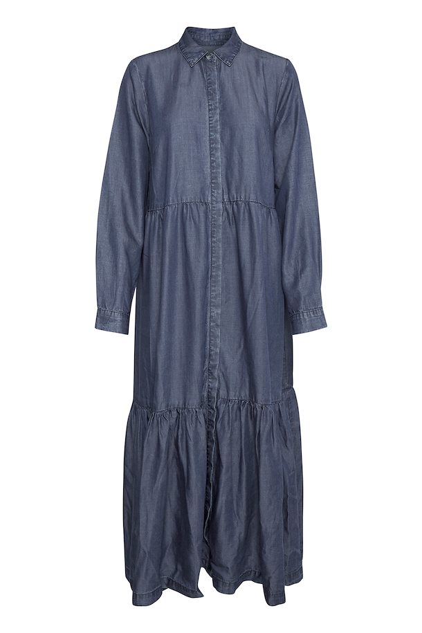 Medium Blue Denim PzSnake Dress fra Pulz Jeans – Køb Medium Blue Denim ...