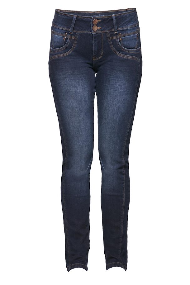 Raw Blue Denim PZStacia Curved Skinny Jeans fra Pulz Jeans – Køb Raw Blue Denim PZStacia Curved Skinny str. her